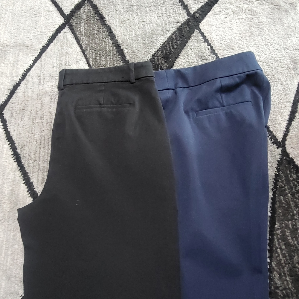 J. Crew Men's Dress Pants in Black and Navy